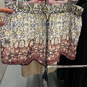 Joie new organza with linen new shorts XS